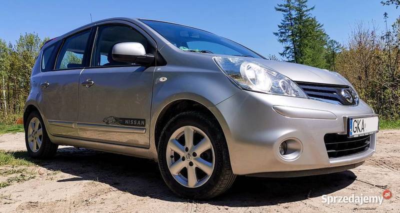 Sprzedany Nissan Note 1,4 benzyna, używany 2012, km 80 000