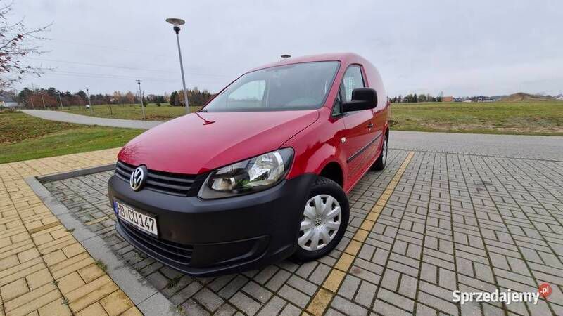 Czerwony Używany 2014 VW Caddy Minivan | 26 900 zł (Super Cena) - Obraz 1/4