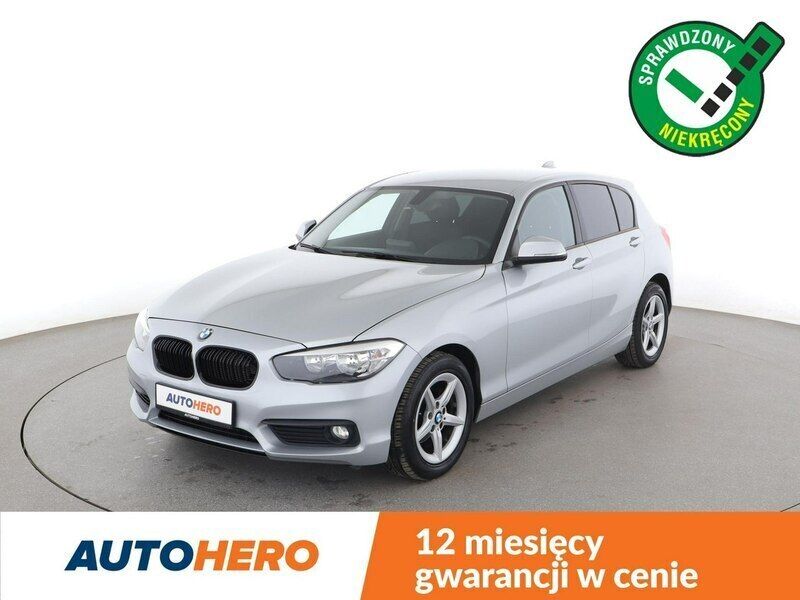Srebrny Używany 2016 BMW 116 Advantage Hatchback | 45 900 zł - Obraz 1/3