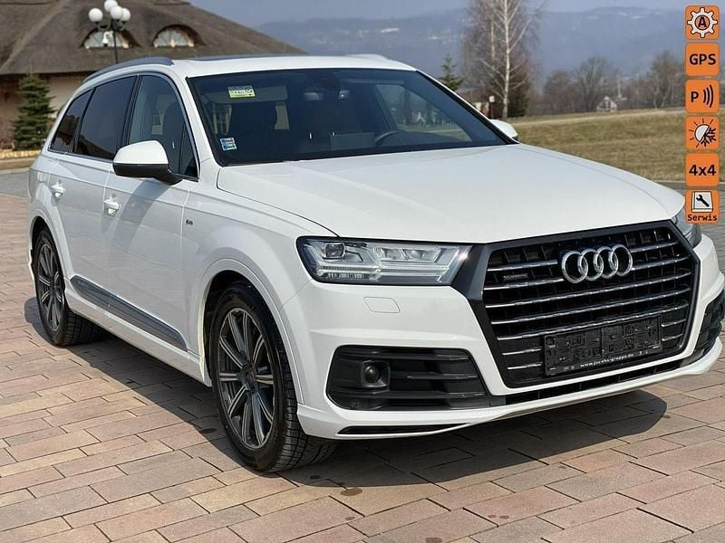 Używany Audi Q7 S-Line 272 KM (200 kW) 2017 Biały SUV