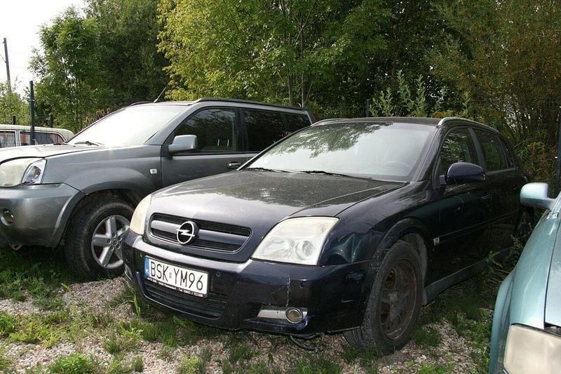 Niebieski ciemny (metalik) Używany 2005 Opel Signum Hatchback | 2699 zł - Obraz 1/3