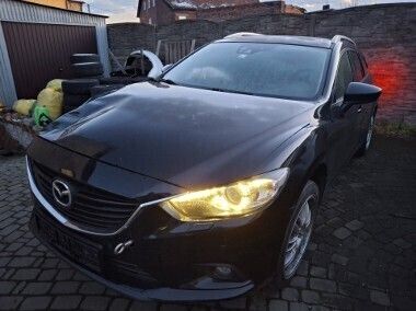 Czarny Używany 2014 Mazda 6 Kombi | 11 500 zł - Obraz 1/4