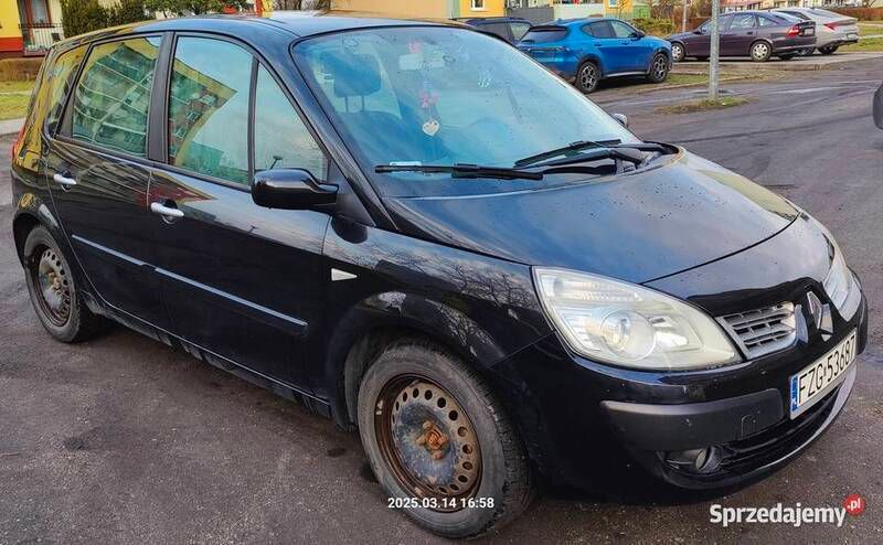 Czarny Używany 2008 Renault Scénic II Minivan | 9999 zł (Drogi) - Obraz 1/4