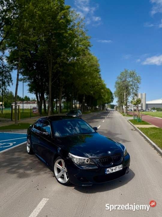 Czarny Używany 2008 BMW 520 Sedan/Limuzyna | 33 900 zł (Dość drogi) - Obraz 1/4