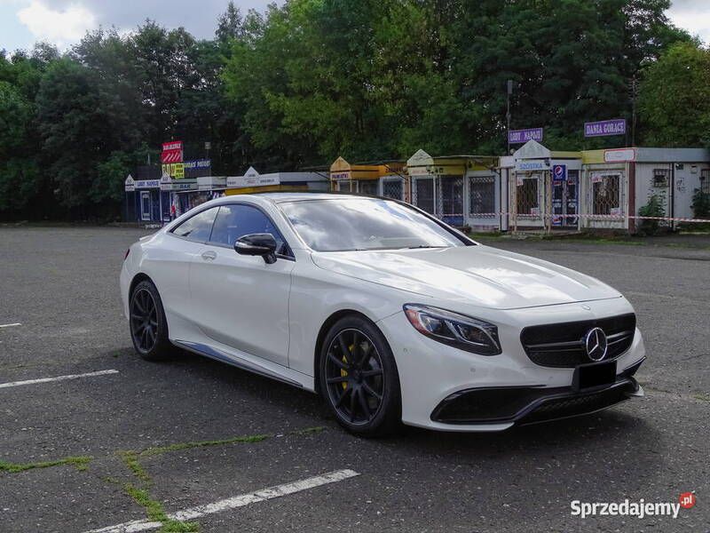 Biały Używany 2015 Mercedes S63 AMG AMG Coupe | 325 000 zł - Obraz 1/4