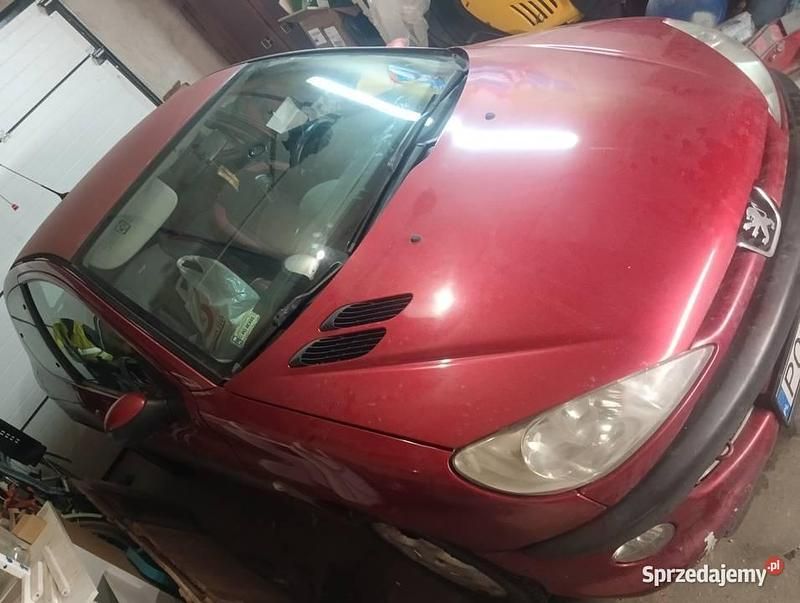 Czerwony Używany 2005 Peugeot 206 Hatchback | 2500 zł (Uczciwa cena) - Obraz 1/4