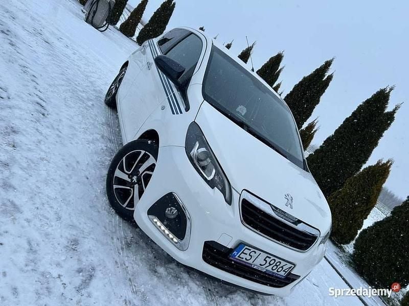 Biały Używany 2018 Peugeot 108 Hatchback | 22 500 zł (Dobra cena) - Obraz 1/4