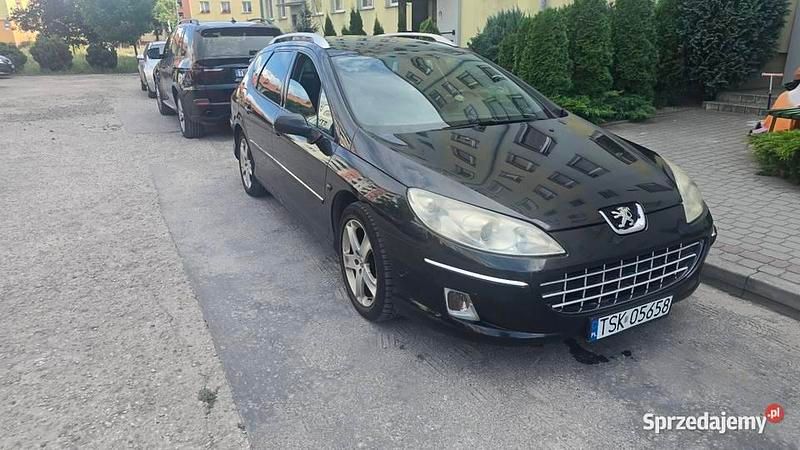 Czarny Używany 2005 Peugeot 407 Kombi | 3700 zł (Uczciwa cena) - Obraz 1/4