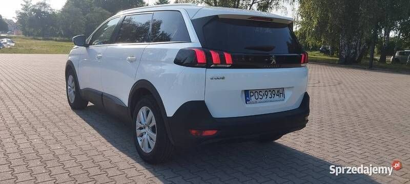 Biały Używany 2018 Peugeot 5008 Minivan | 59 900 zł (Dobra cena) - Obraz 1/4