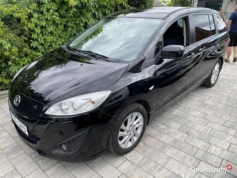 Czarny Używany 2011 Mazda 5 Minivan | 17 900 zł - Obraz 1/4