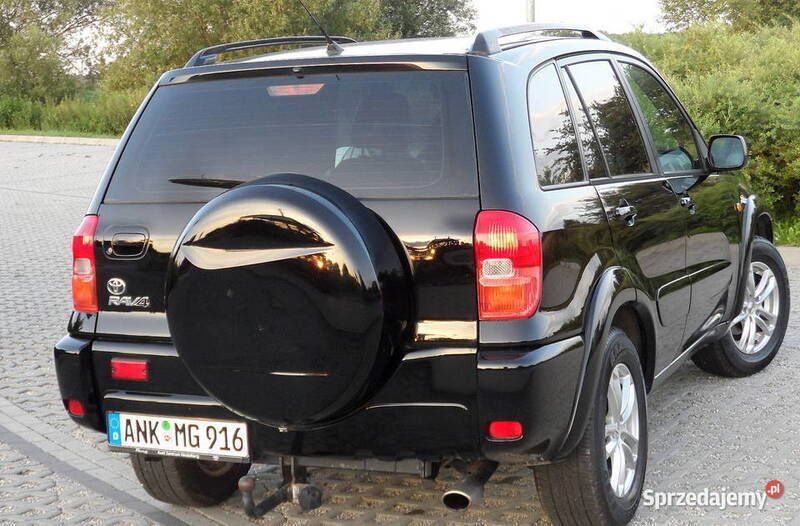 Czarny Używany 2003 Toyota RAV4 SUV | 25 000 zł (Uczciwa cena) - Obraz 1/4