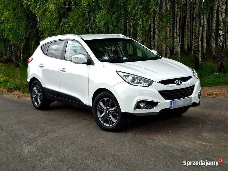 Biały Używany 2014 Hyundai ix35 SUV | 43 900 zł (Dość drogi) - Obraz 1/4