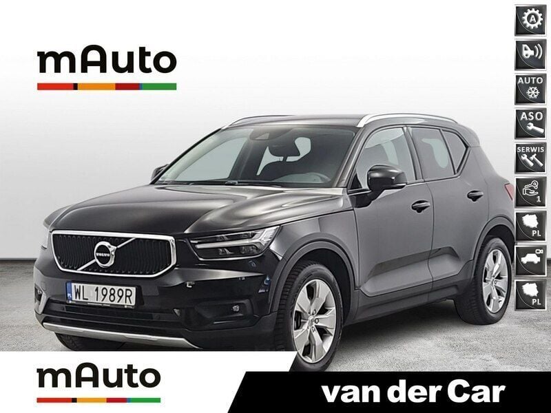 Czarny Używany 2020 Volvo XC40 Momentum SUV | 117 900 zł (Drogi) - Obraz 1/4