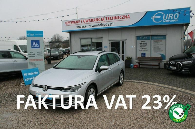 Srebrny Używany 2023 VW Golf VIII Life Kombi | 74 900 zł (Dobra cena) - Obraz 1/4