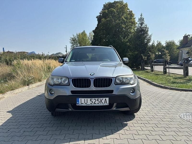 Srebrny Używany 2008 BMW X3 SUV | 24 900 zł (Uczciwa cena) - Obraz 1/4