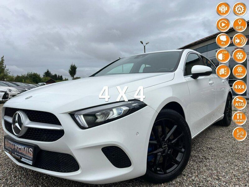 Biały Używany 2018 Mercedes A250 Hatchback | 85 500 zł - Obraz 1/4