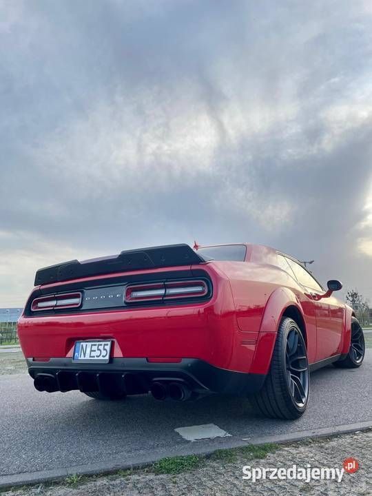 Czerwony Używany 2019 Dodge Challenger Coupe | 167 000 zł - Obraz 1/4