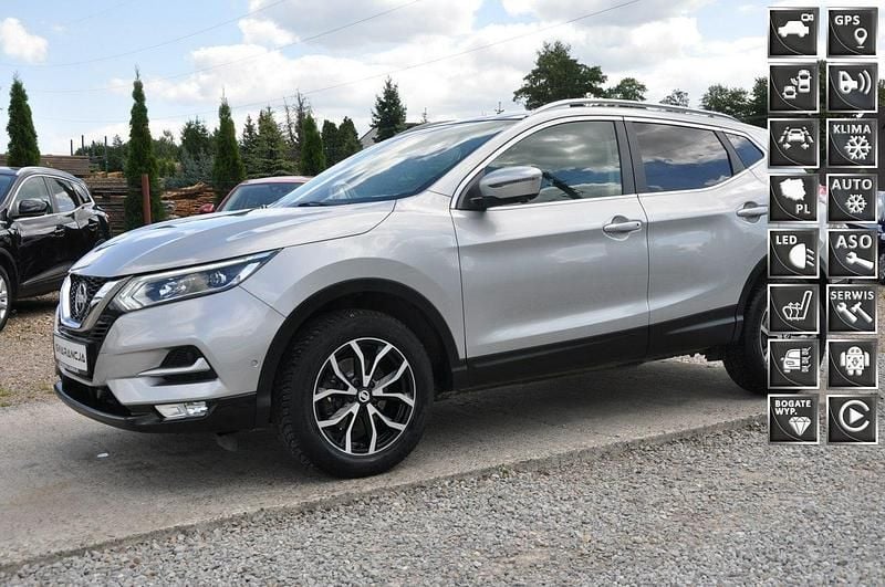 Srebrny Używany 2019 Nissan Qashqai 360º SUV | 61 800 zł (Super Cena) - Obraz 1/4