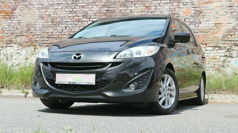 Szary Używany 2011 Mazda 5 Minivan | 24 900 zł (Uczciwa cena) - Obraz 1/4