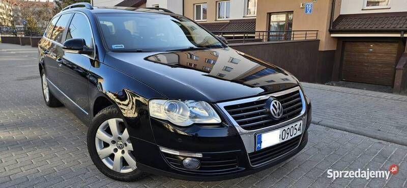 Czarny Używany 2007 VW Passat Kombi | 9900 zł (Uczciwa cena) - Obraz 1/4