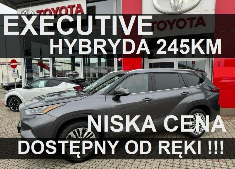 Szary Używany 2023 Toyota Highlander Executive SUV | 273 500 zł - Obraz 1/4