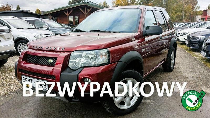 Wiśniowy Używany 2005 Land Rover Freelander SUV | 18 900 zł (Uczciwa cena) - Obraz 1/4