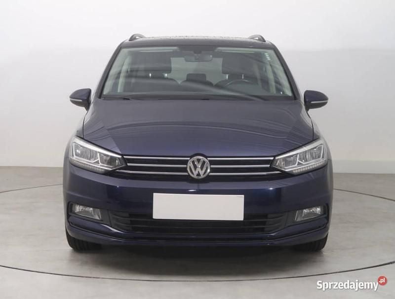 Niebieski Używany 2015 VW Touran Minivan | 47 999 zł (Uczciwa cena) - Obraz 1/4