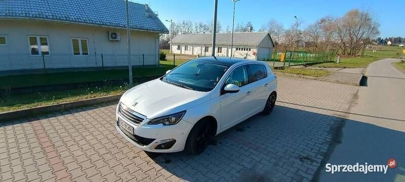 Używany Peugeot 308 Allure 125 KM (91 kW) 2013 Biały Hatchback