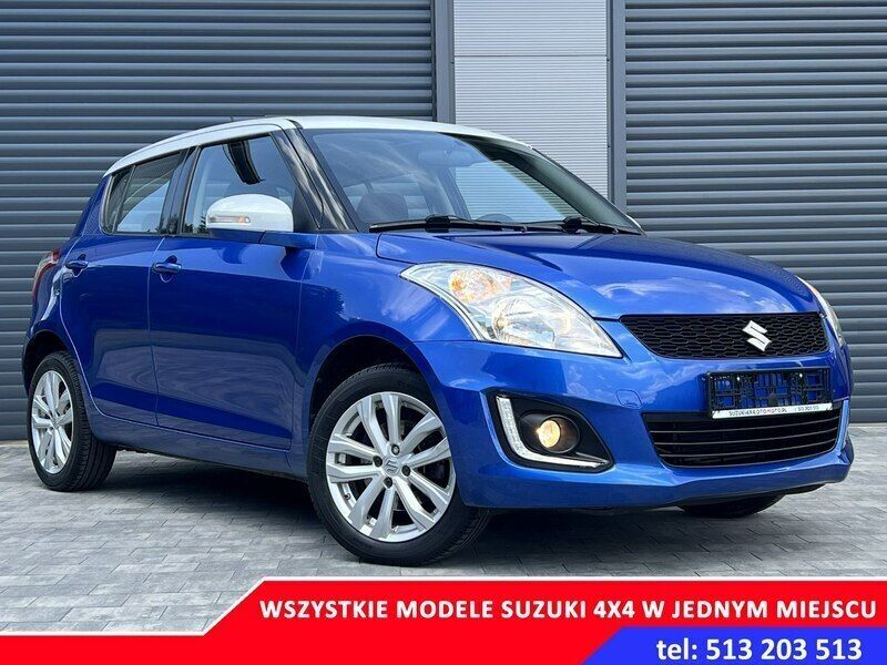 Niebieski Używany 2014 Suzuki Swift Hatchback | 42 700 zł - Obraz 1/4