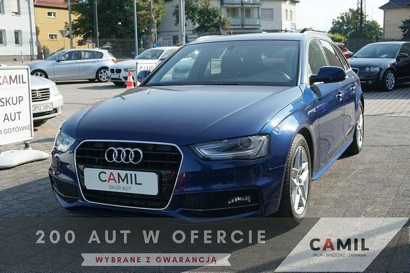 Niebieski Używany 2014 Audi A4 Kombi | 39 600 zł (Dobra cena) - Obraz 1/3