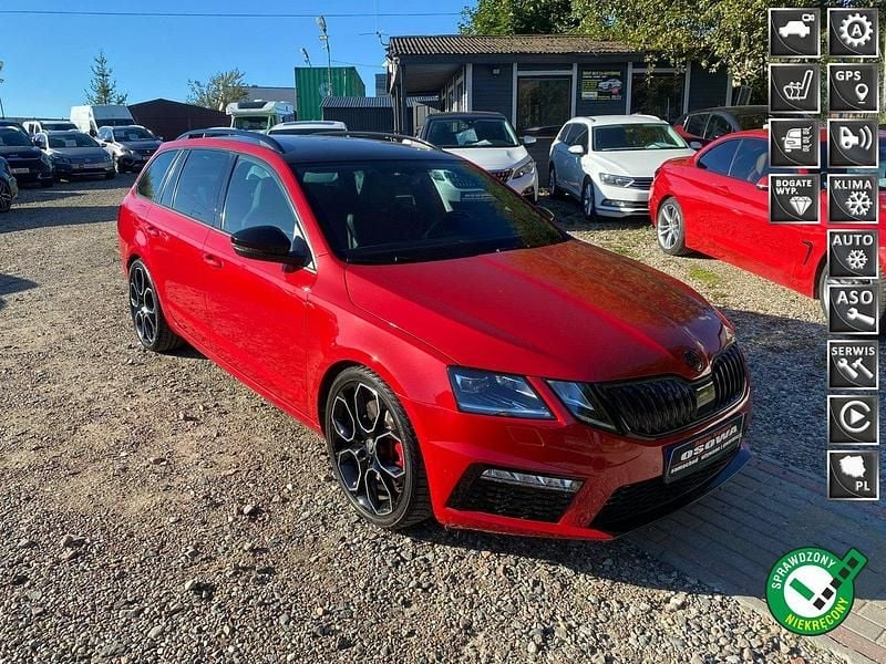 Czerwony Używany 2018 Skoda Octavia Kombi | 74 900 zł (Uczciwa cena) - Obraz 1/4
