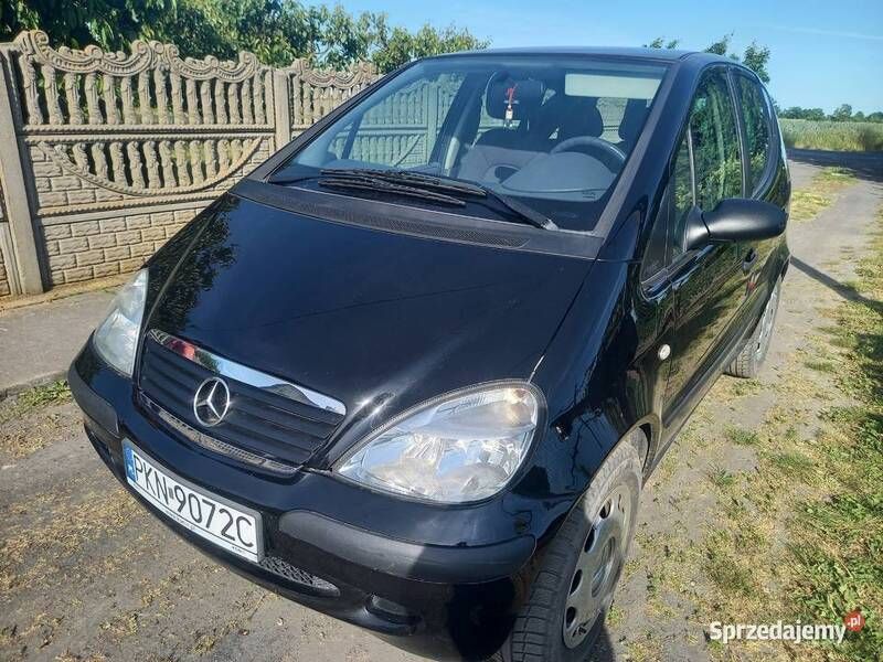 Czarny Używany 2003 Mercedes A140 Hatchback | 5500 zł (Uczciwa cena) - Obraz 1/4