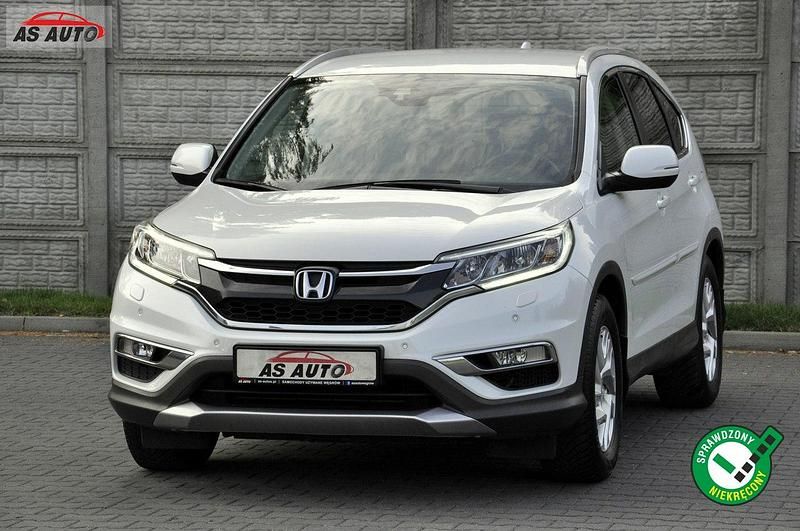 Biały Używany 2015 Honda CR-V Elegance SUV | 59 900 zł (Dość drogi) - Obraz 1/4