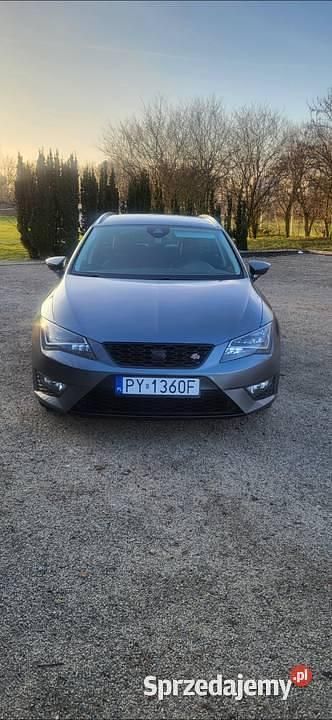 Szary Używany 2016 Seat Leon Kombi | 46 000 zł (Dość drogi) - Obraz 1/4