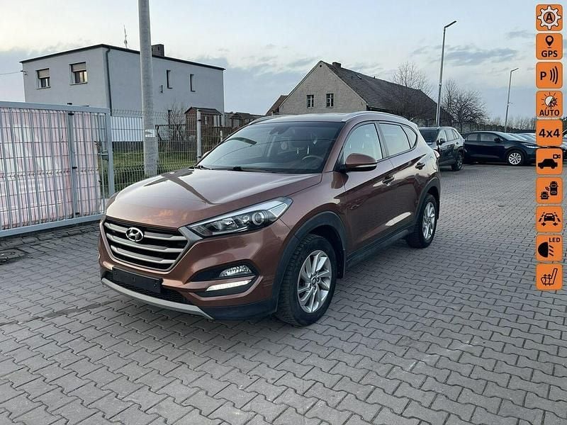 Brązowy (metalik) Używany 2017 Hyundai Tucson SUV | 49 900 zł - Obraz 1/4