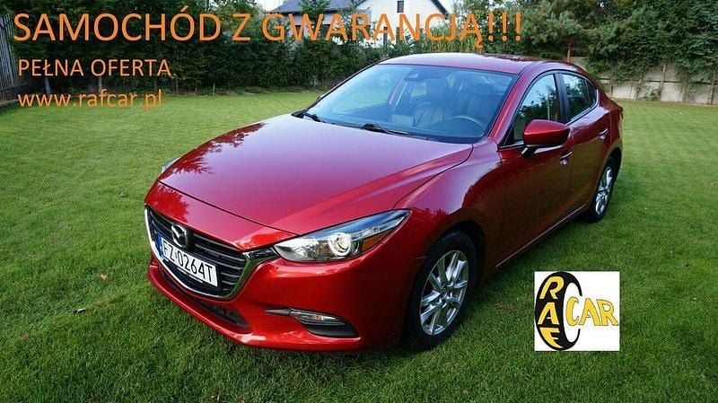 Czerwony Używany 2018 Mazda 3 Hatchback | 64 999 zł (Uczciwa cena) - Obraz 1/4