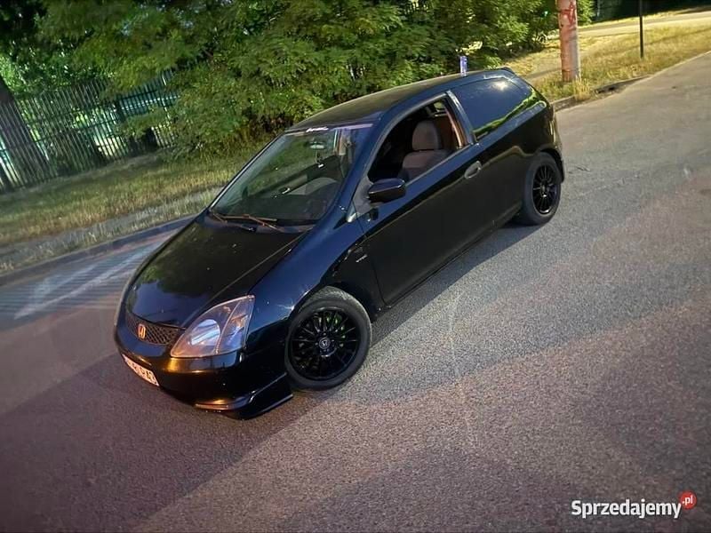 Czarny Używany 2002 Honda Civic Hatchback | 5300 zł (Drogi) - Obraz 1/4