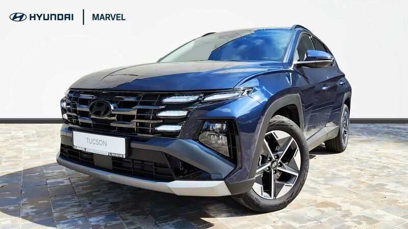 Niebieski ciemny (metalik) Nowe 2024 Hyundai Tucson SUV | 156 600 zł (Dobra cena) - Obraz 1/4