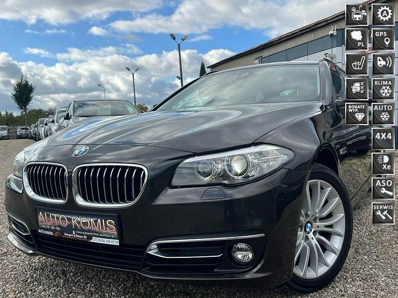 Szary Używany 2013 BMW 525 Luxury Line Kombi | 55 900 zł (Dość drogi) - Obraz 1/4