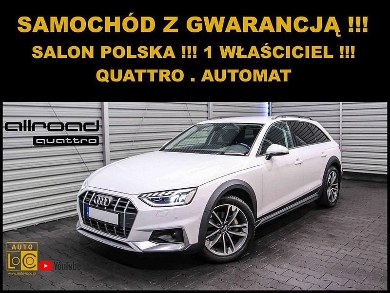 Biały (metalik) Używany 2021 Audi A4 Allroad Kombi | 125 555 zł (Dobra cena) - Obraz 1/4