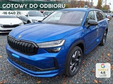 Szary Nowe 2024 Skoda Kodiaq SportLine SUV | 218 000 zł (Dobra cena) - Obraz 1/4
