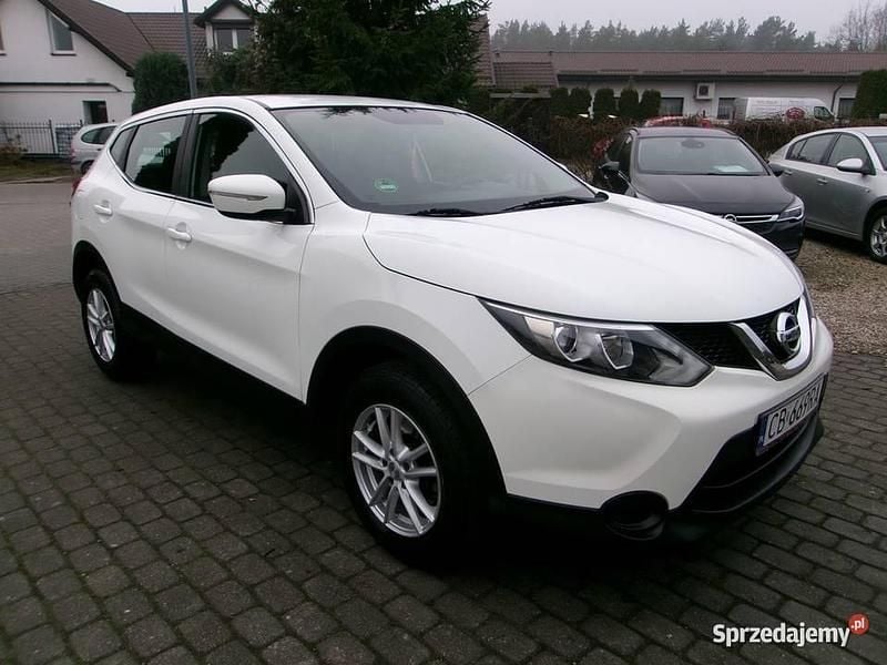 Biały Używany 2014 Nissan Qashqai SUV | 32 500 zł (Dobra cena) - Obraz 1/4