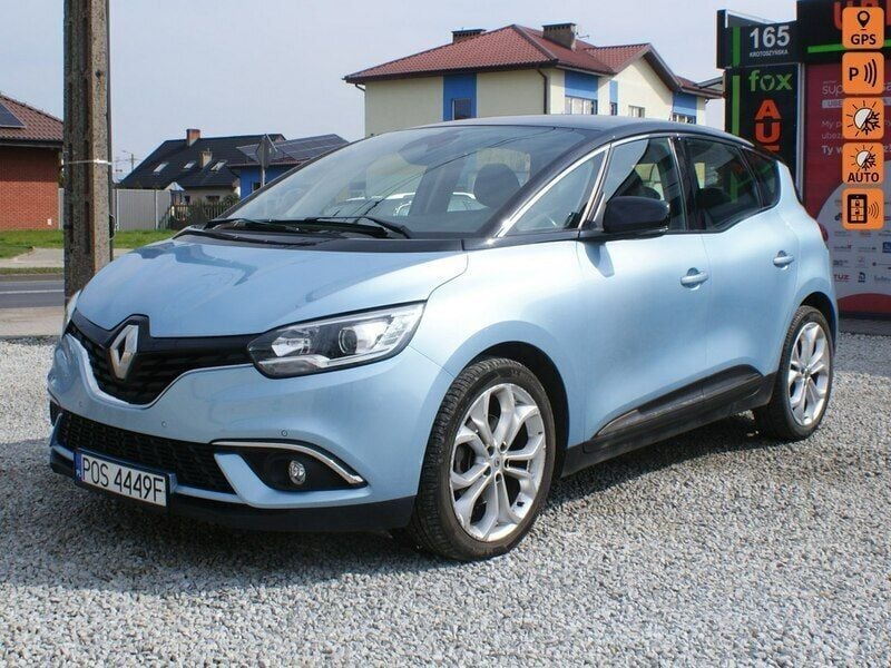 Niebieski Używany 2016 Renault Scénic III Minivan | 47 700 zł - Obraz 1/4