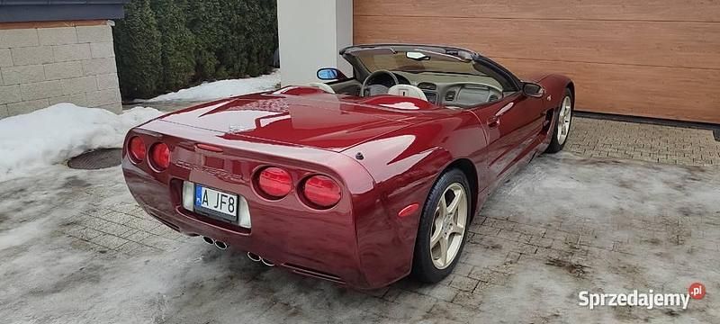 Używany Corvette C5 2003 Bordowy Kabriolet