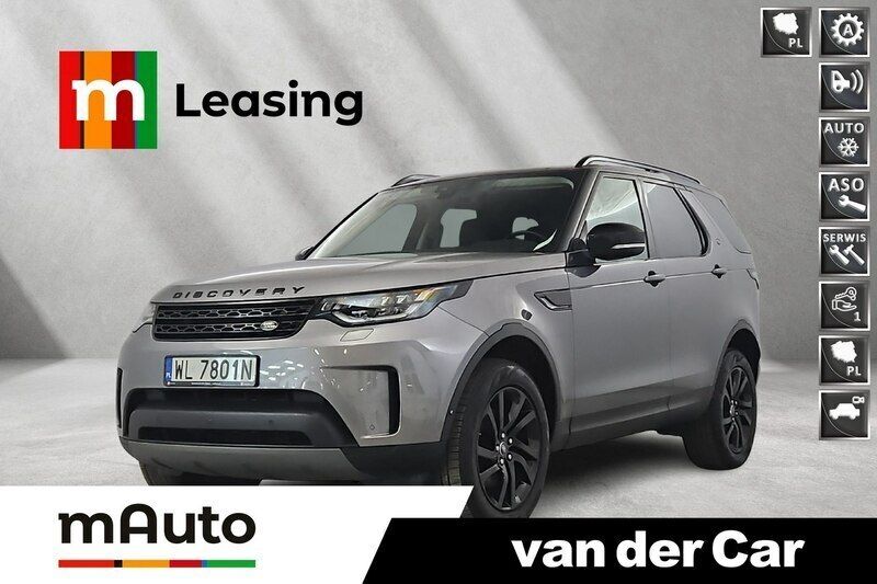 Szary (metalik) Używany 2019 Land Rover Discovery 5 HSE SUV | 159 900 zł (Uczciwa cena) - Obraz 1/4