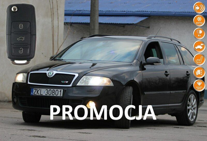 Czarny Używany 2007 Skoda Octavia RS Sedan/Limuzyna | 10 999 zł (Dobra cena) - Obraz 1/4