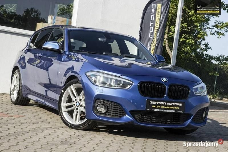 Niebieski Używany 2017 BMW 118 Hatchback | 54 900 zł (Uczciwa cena) - Obraz 1/4