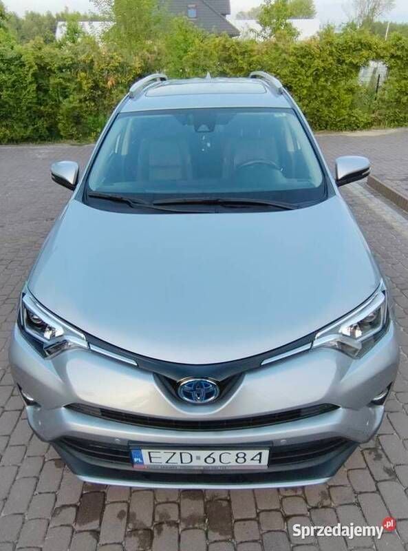 Srebrny Używany 2017 Toyota RAV4 Hybrid SUV | 82 000 zł (Super Cena) - Obraz 1/4