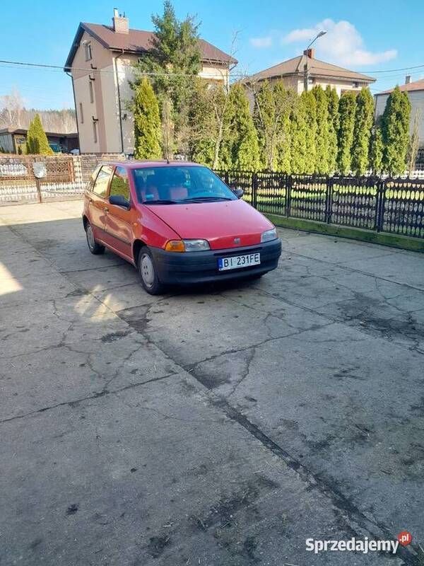 Czerwony Używany 1997 Fiat Punto Hatchback | 3600 zł - Obraz 1/4