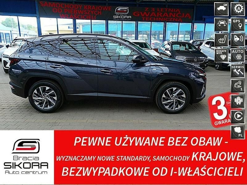 Szary Używany 2021 Hyundai Tucson SUV | 111 900 zł (Drogi) - Obraz 1/4